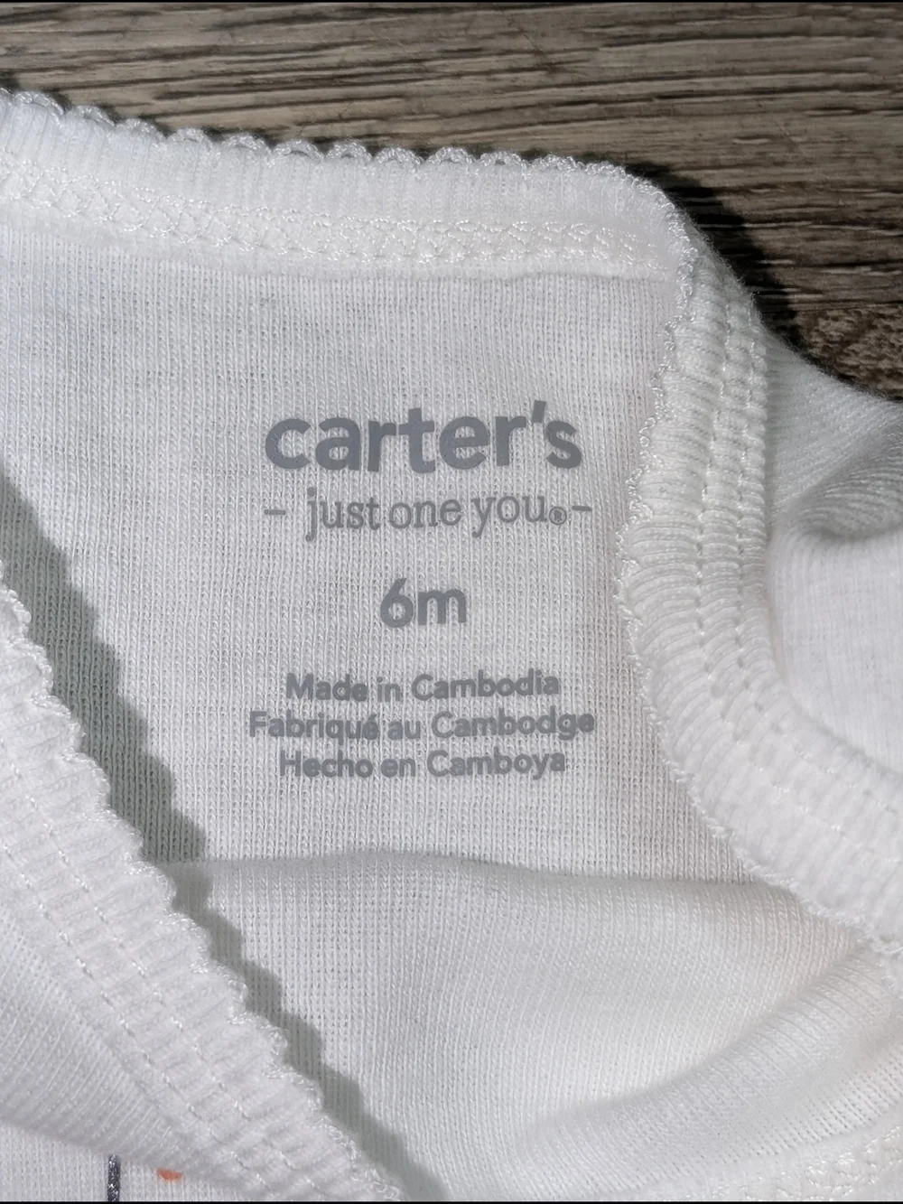 Carter's Baby Girls 6Mo. White Ghost Long Sleeve Onesie Black Star Tutu Leggings